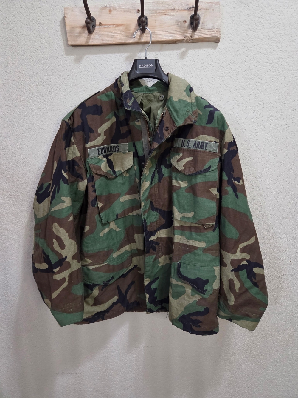 U.S. Army Camouflage Field Jacket - Green/Brown Camo